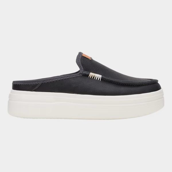 Hey Dude Women's Austin Lift Leather Black