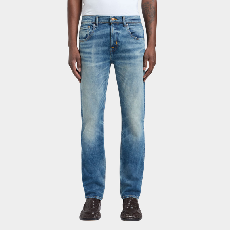 7 For All Mankind Men's Range Straight Jeans 32"