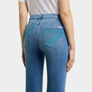 7 For All Mankind DOJO Bootcut Jeans for Women Iceflow
